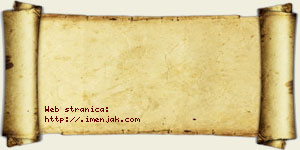 Valentina Jakšić vizit kartica